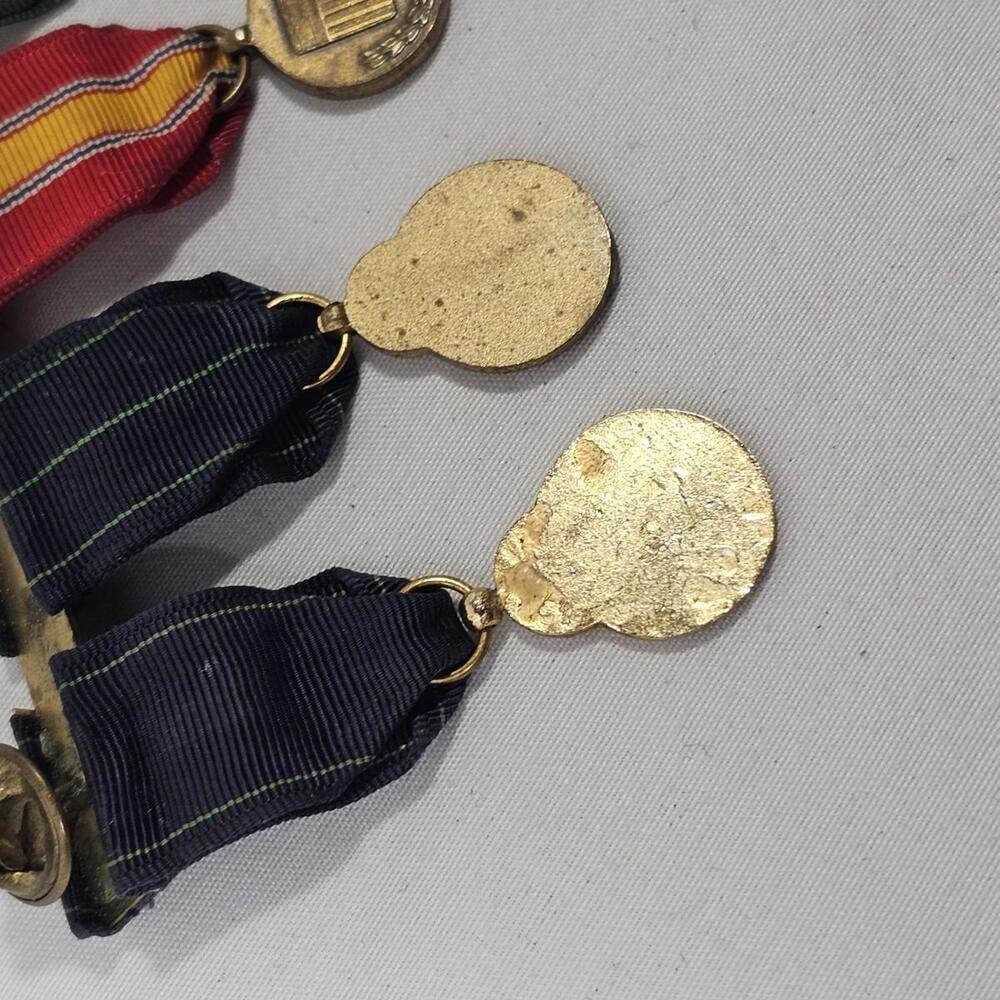 Vintage US Navy Milita Miniature Dinner Dress Unifor Medals Expert Pistol Rifle - Picture 10 of 12